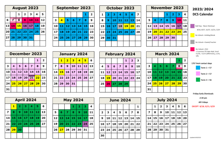 Calendar - Denver Christian School (DCS)